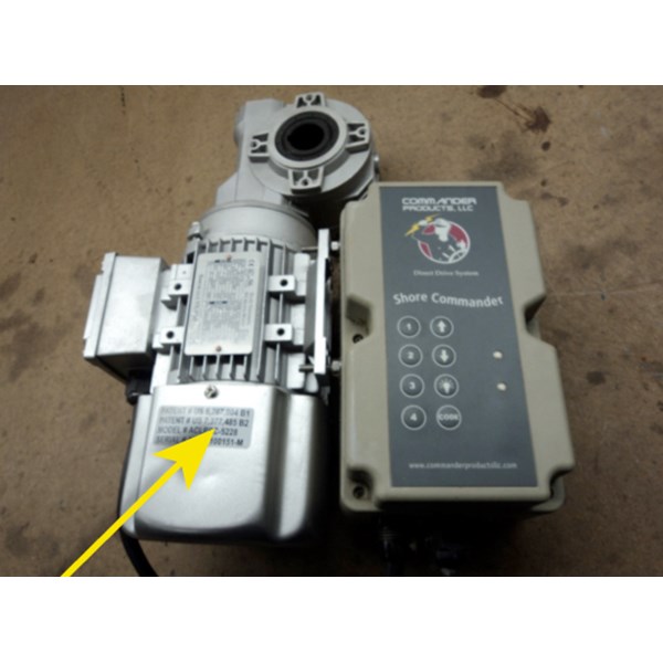 Old Commander 3 Phase AC Gearmotor